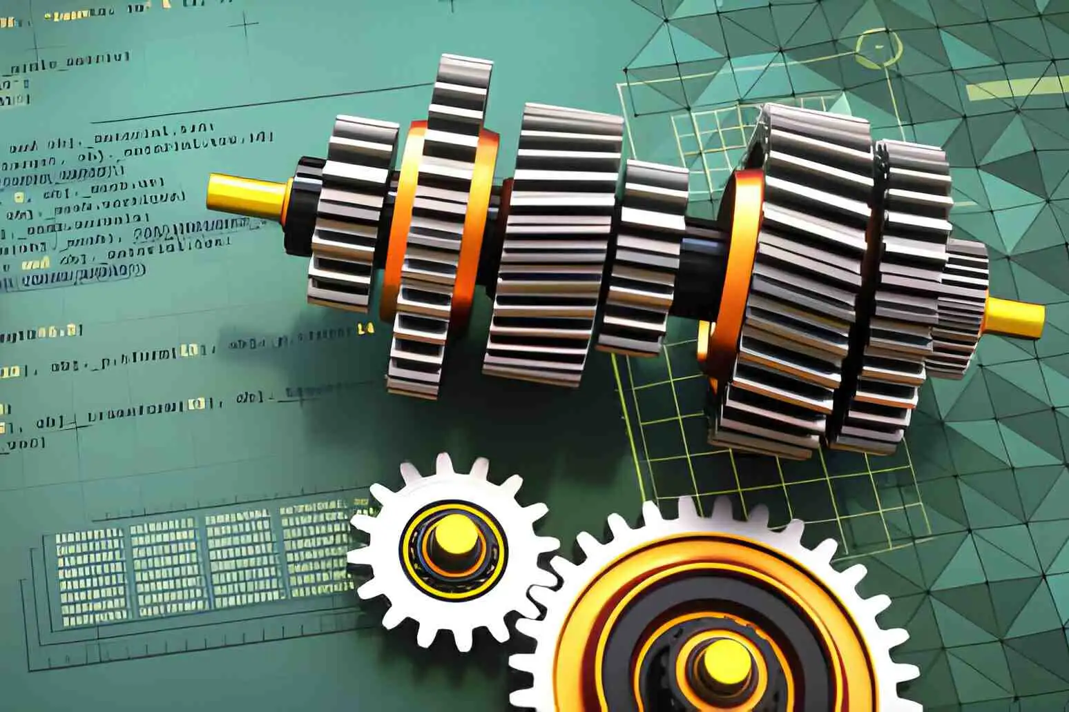 Automotive-gear parts and computer programming language