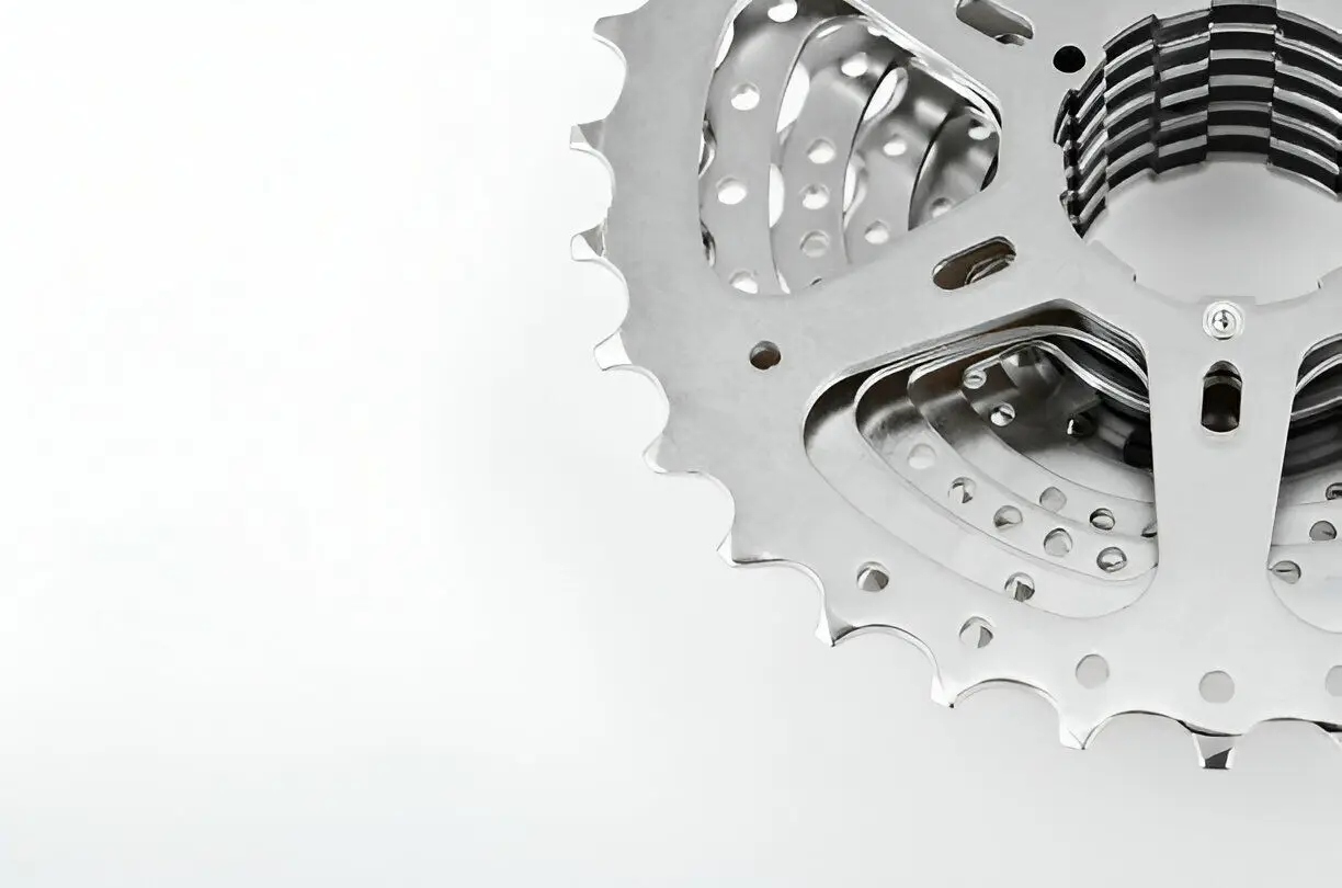 Finished without finishing-laser cutting-Bike cassette gears