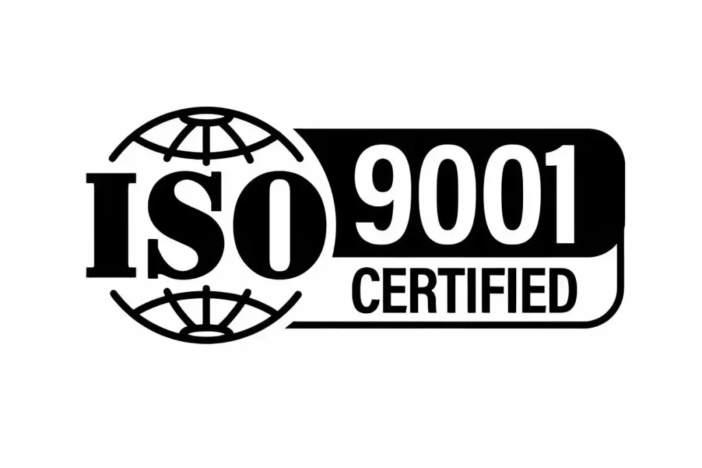 ISO 9001 Certified' vector