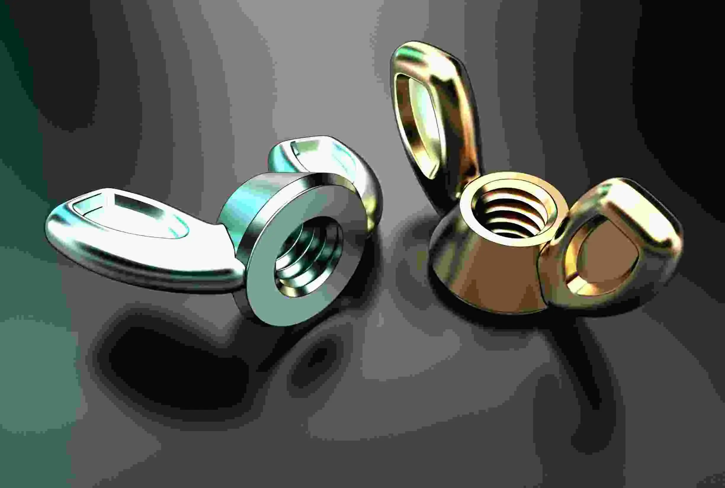 Plating-wing nuts with plating