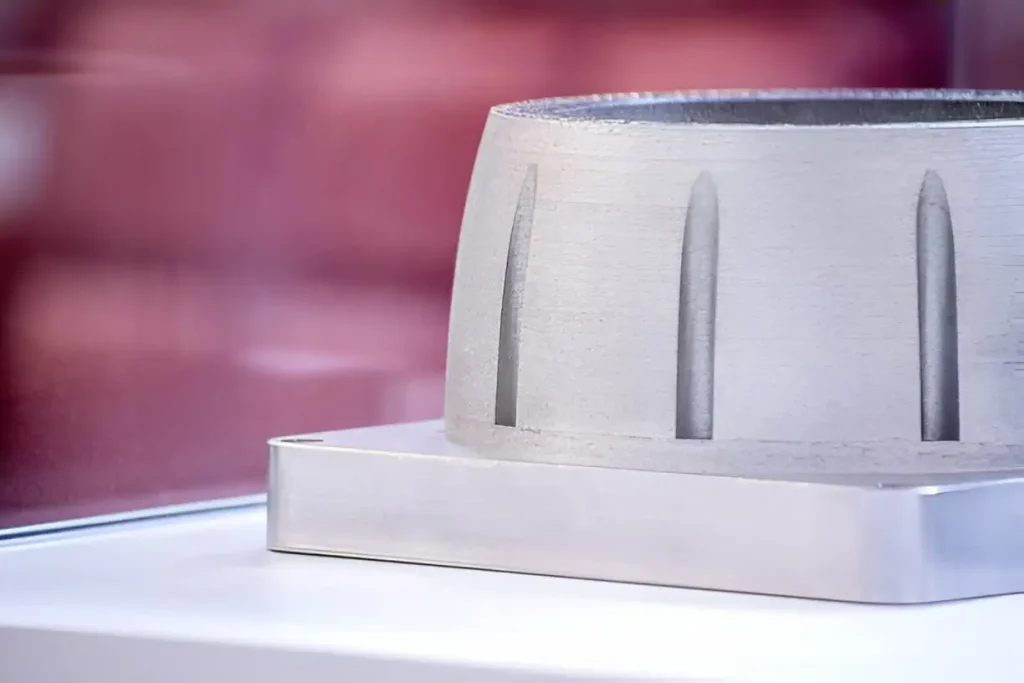 SLM-aluminum-object printed on metal 3d-1