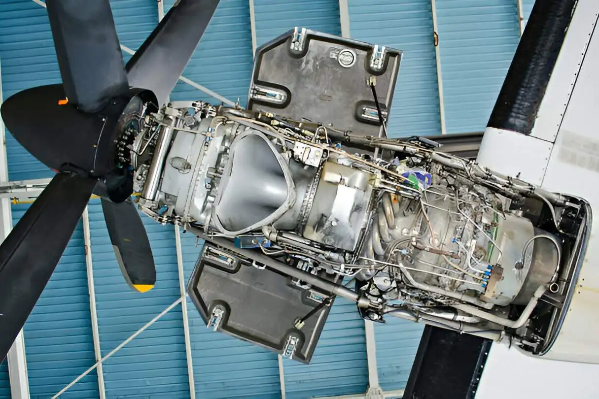 aerospace-Turboprop engine of the aircraft