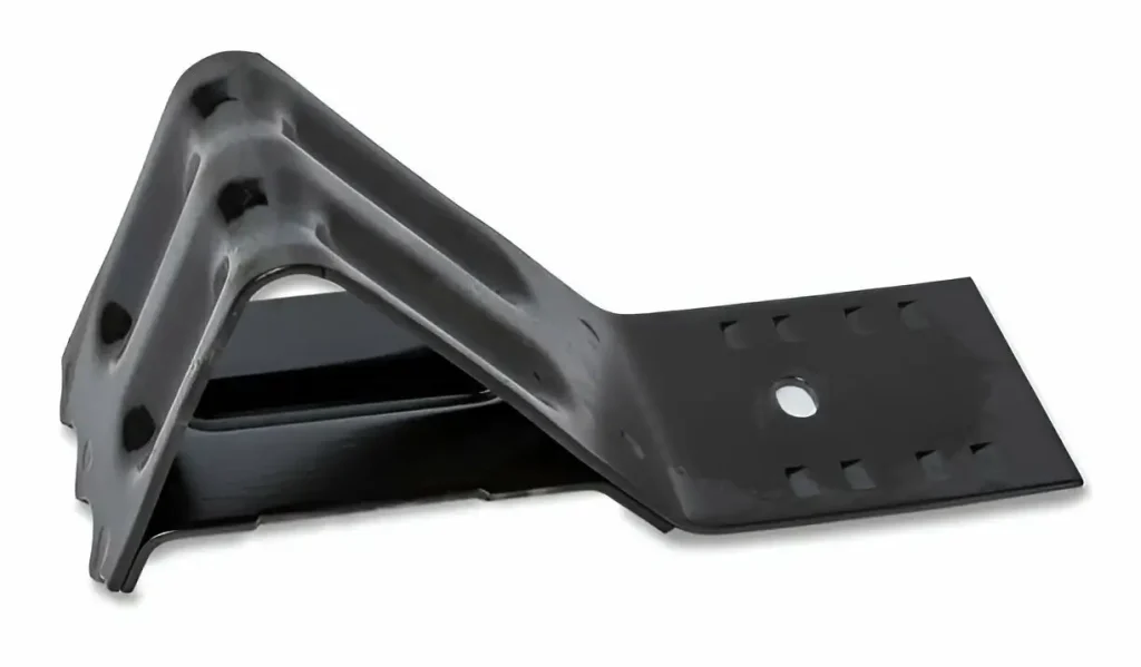 bending-aluminum with black anodized-Black brake shoe made