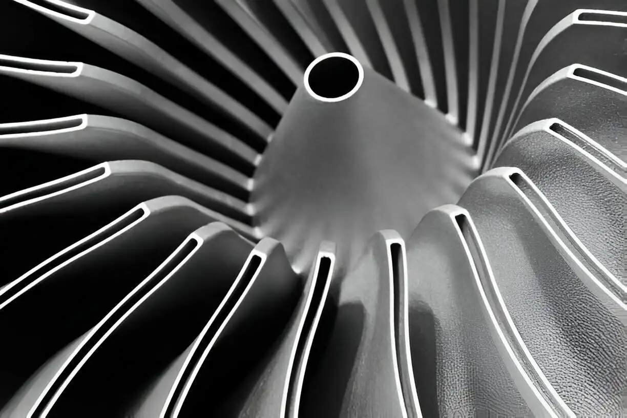 high quality-SLM-Steel blades of turbine propeller 3D printing