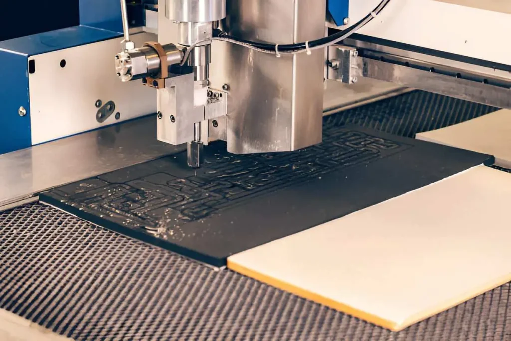 material-plastic-CNC water jet cutting machine