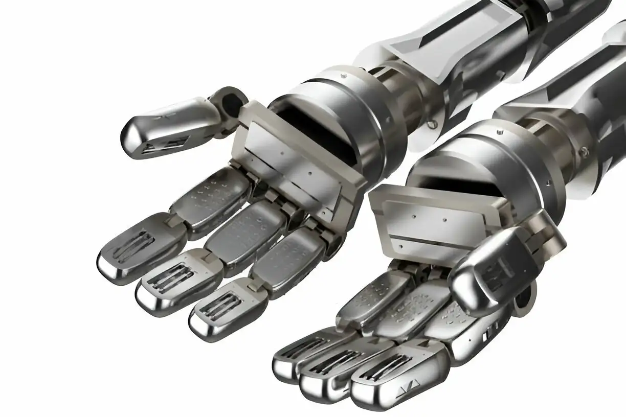 robotics-Cyborg hand open or extend