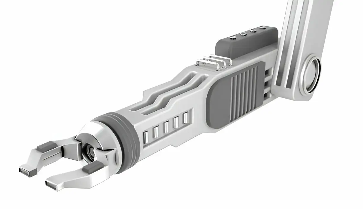 robotics industry-Robotic Arm, 3D rendering