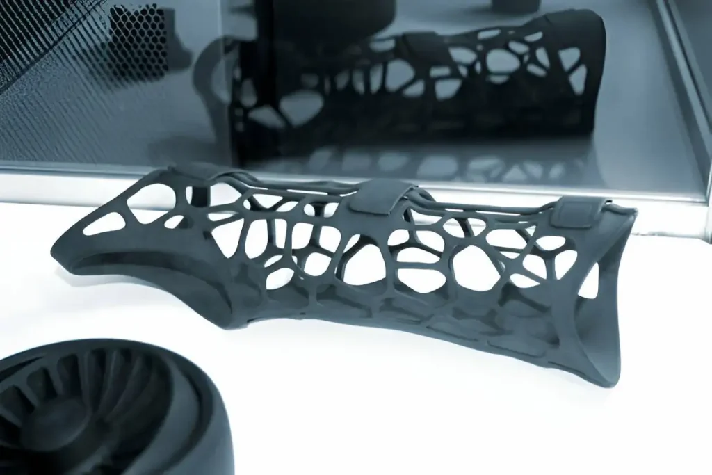 sla-ABS-Black orthopedic plastic prosthesis printed on powder 3D printer