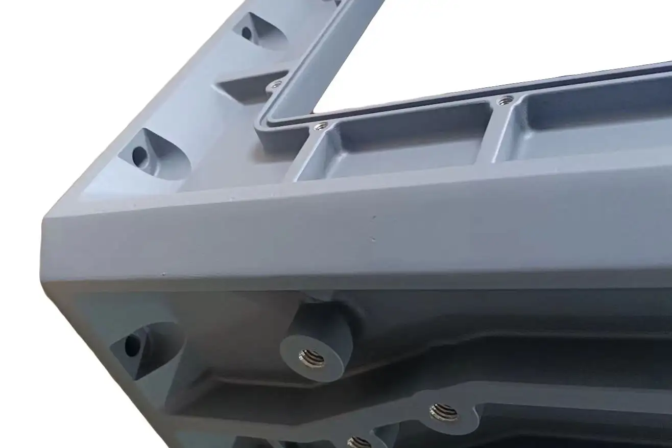 vacuum casting part with painting and pem insert