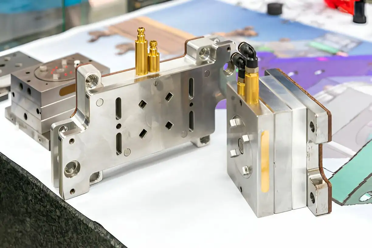 Plastic injection metal mold production from manufacture by high precision and quality cnc machining