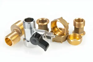 Plumbing fittings for water pipes brass