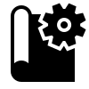 scalable manufacturing setup icon